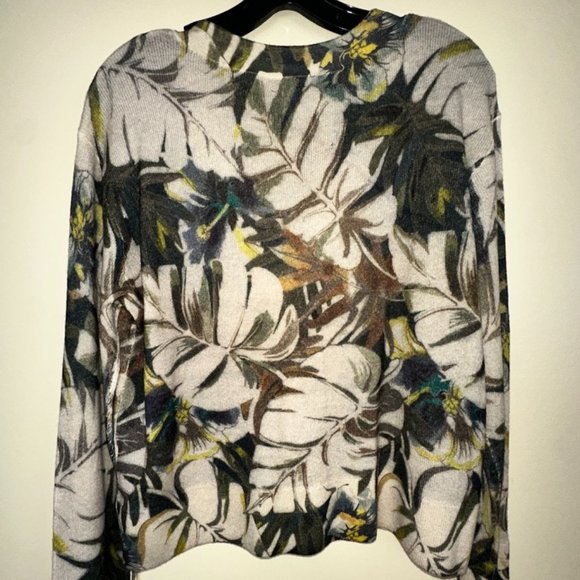 LE SUPERBE PARADISE FLORAL CROPPED CARDIGAN - Picture 9 of 10